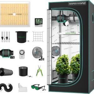 Mars Hydro TS1000 LED Grow Light+80x80x160cm Complete Grow Tent Kits